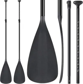 2 Set of 3 Pieces Sup Paddle Board Paddle Kayak Adjustable Stand up Oar Aluminum Alloy Lightweight Replacement Paddleboard Detachable Aluminum Alloy Shaft for Surfing Fishing