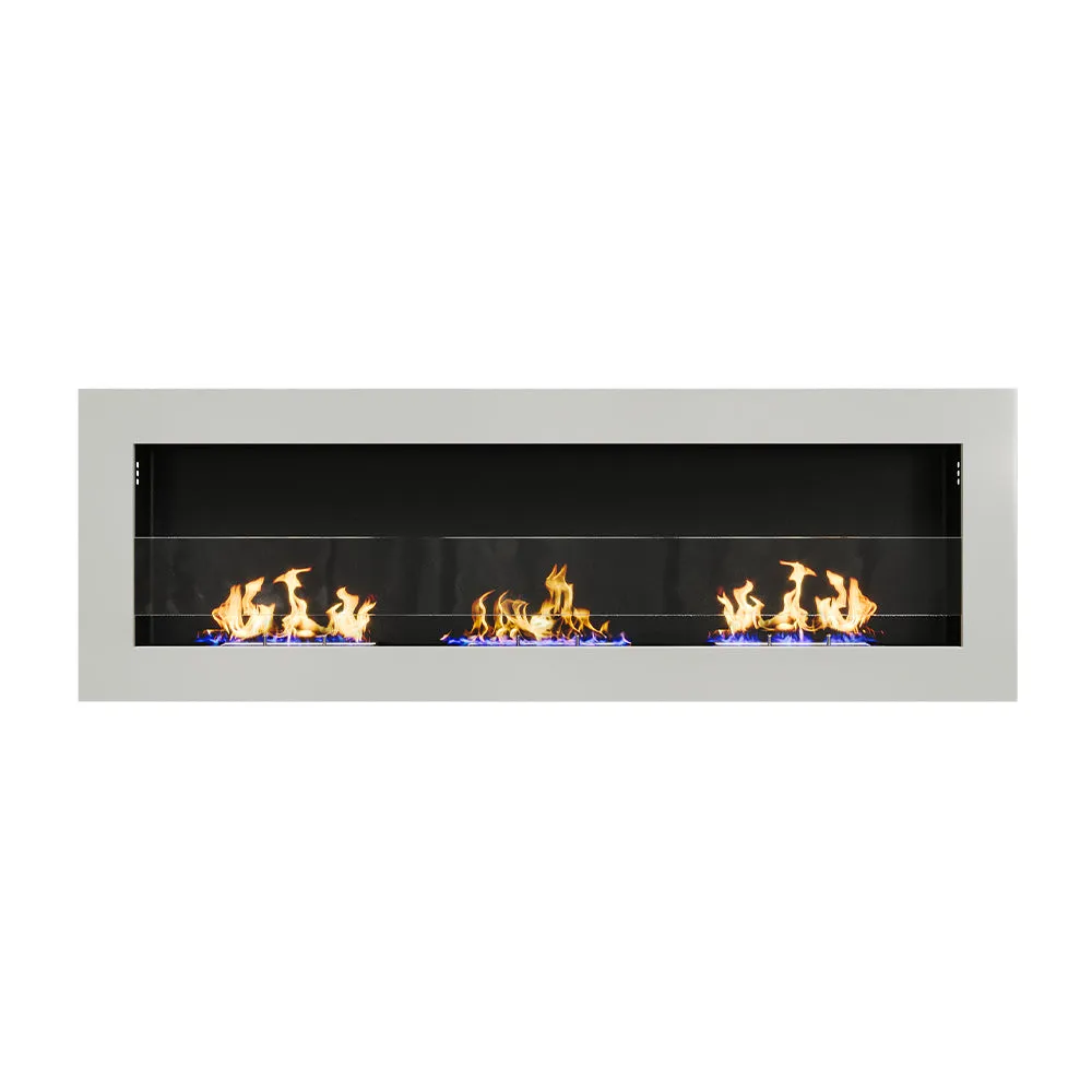 35/47 Inch Indoor Bio Ethanol Fireplace 3 Stoves Wall Mounted Heater