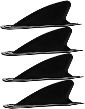 4Pcs Inflatable Paddle Board Fin Replacement Fish Tail Fin Water Stabilizer for Surfboard Paddleboard Easy Installation Compatible with Various Boards