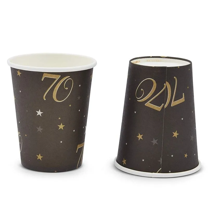 70th Birthday Party Supplies Pack (Serves 24, 146 Total Pieces)