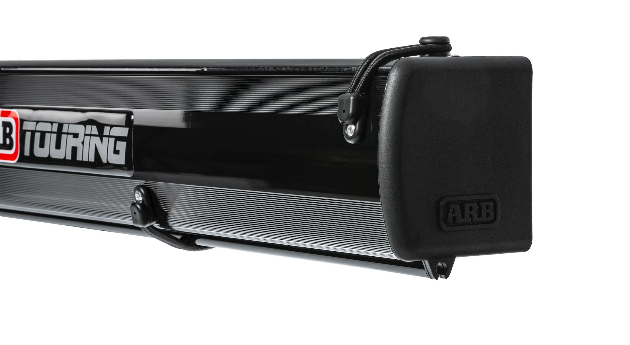 ARB Black Aluminum Hard Case Awning With Light Kit 2.5M x 2.5M