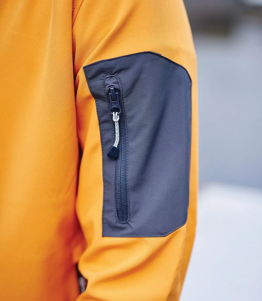 Arcola 3 layer softshell | FRENCH BLUE/SEAL GREY