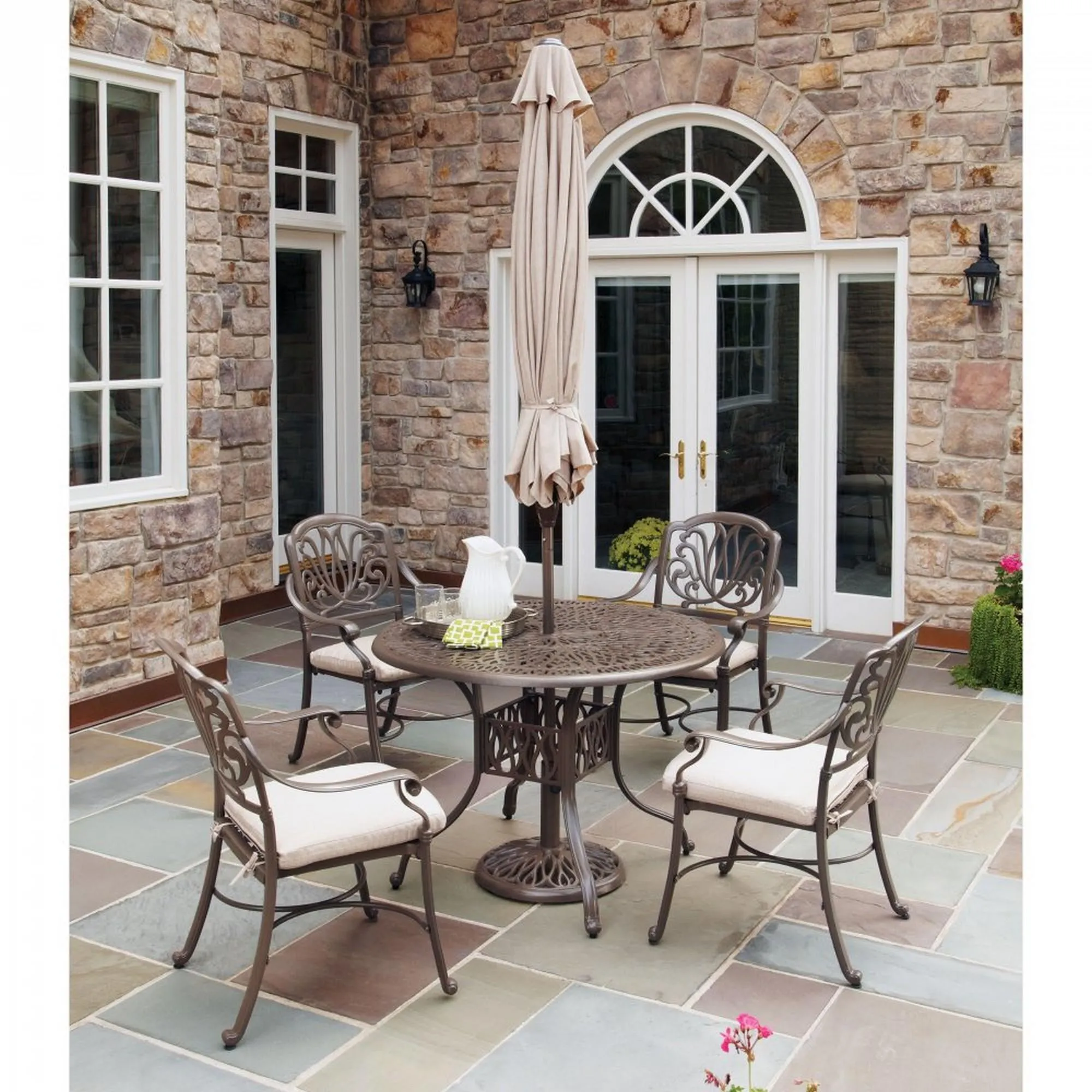 Capri 6 Piece Outdoor Dining Set by homestyles