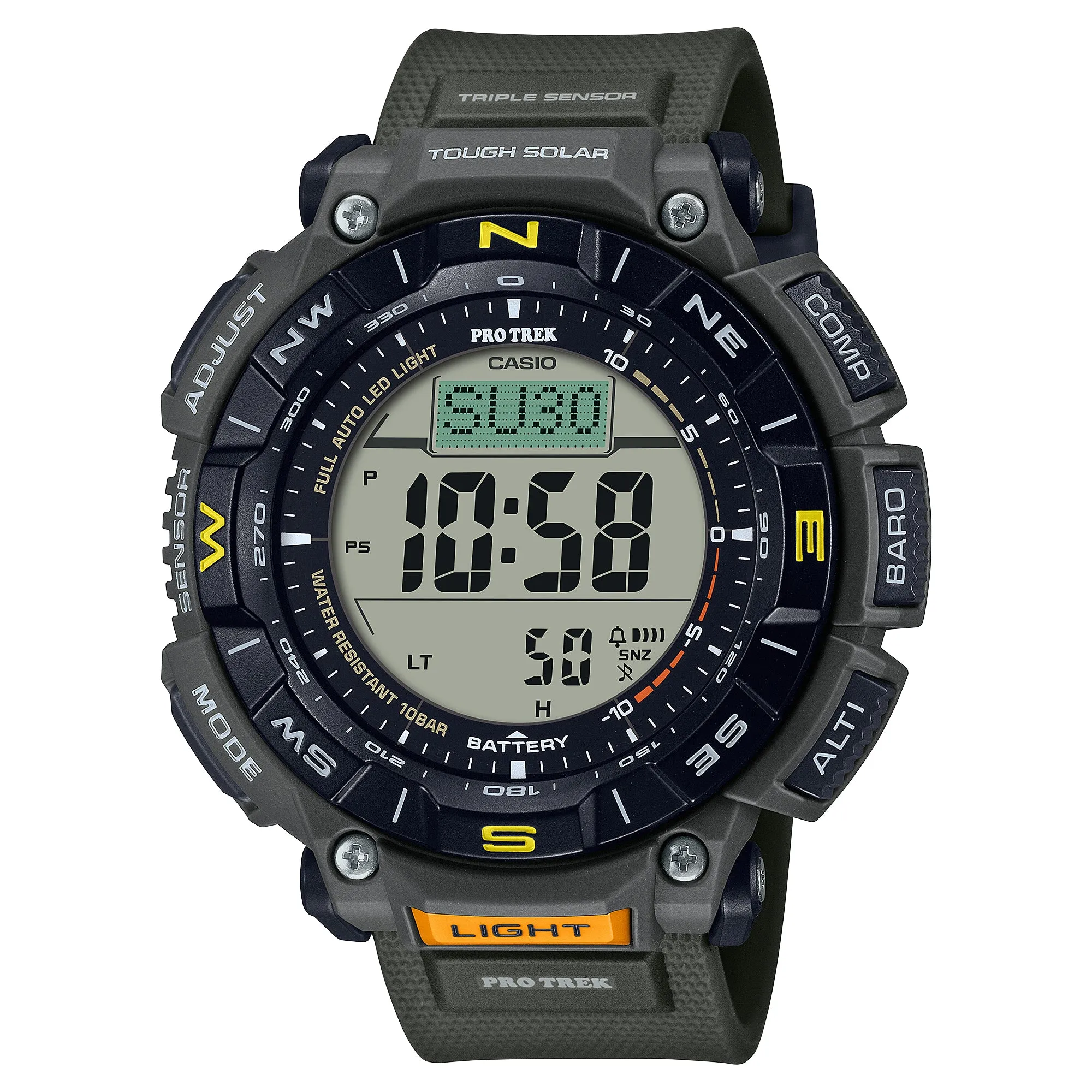 Casio Pro Trek Tough Solar Duplex LCD Bio-Based Watch PRG340-3D PRG-340-3D PRG-340-3