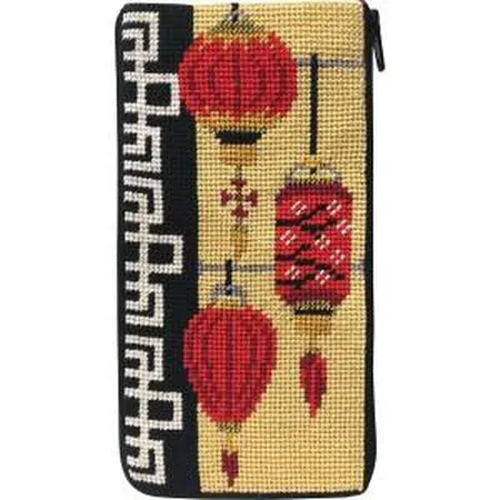 Chinese Lanterns Eyeglass Case Kit