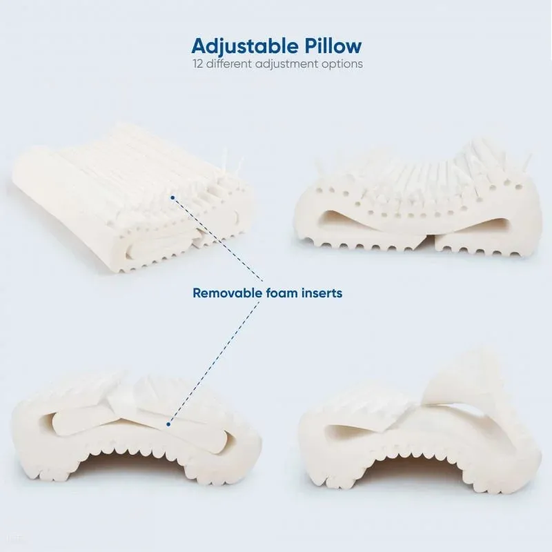 Complete Sleeprrr Gel Infused Adjustable Memory Foam Pillow Extra Soft Version