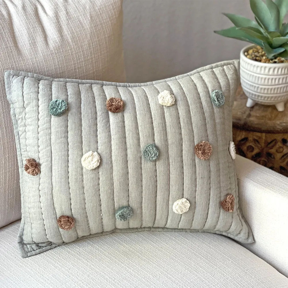 Crane Baby Ezra Collection Quilted Pillow