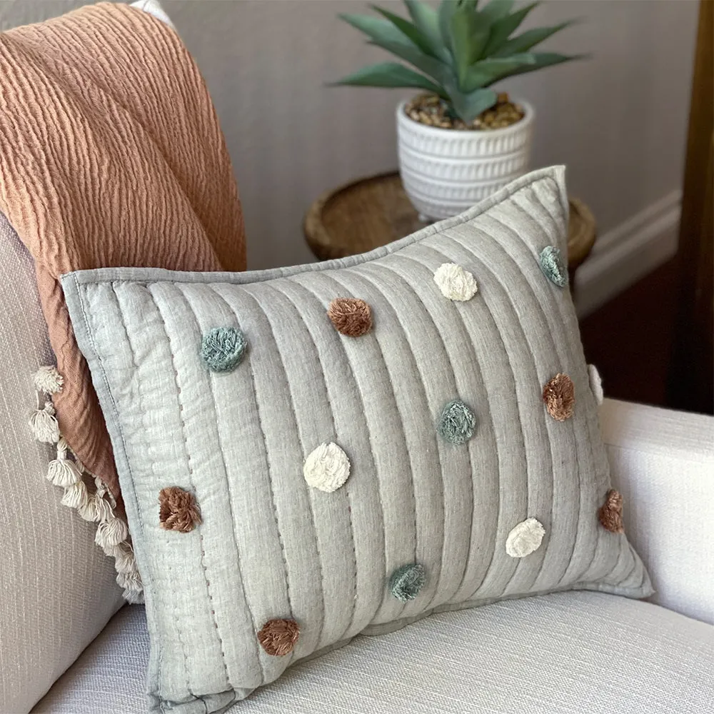 Crane Baby Ezra Collection Quilted Pillow