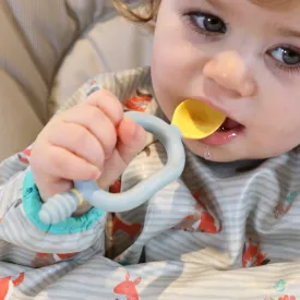 Dippit Multi Stage Baby Weaning Spoon and Dipper Pink & Grey - Pack of 2