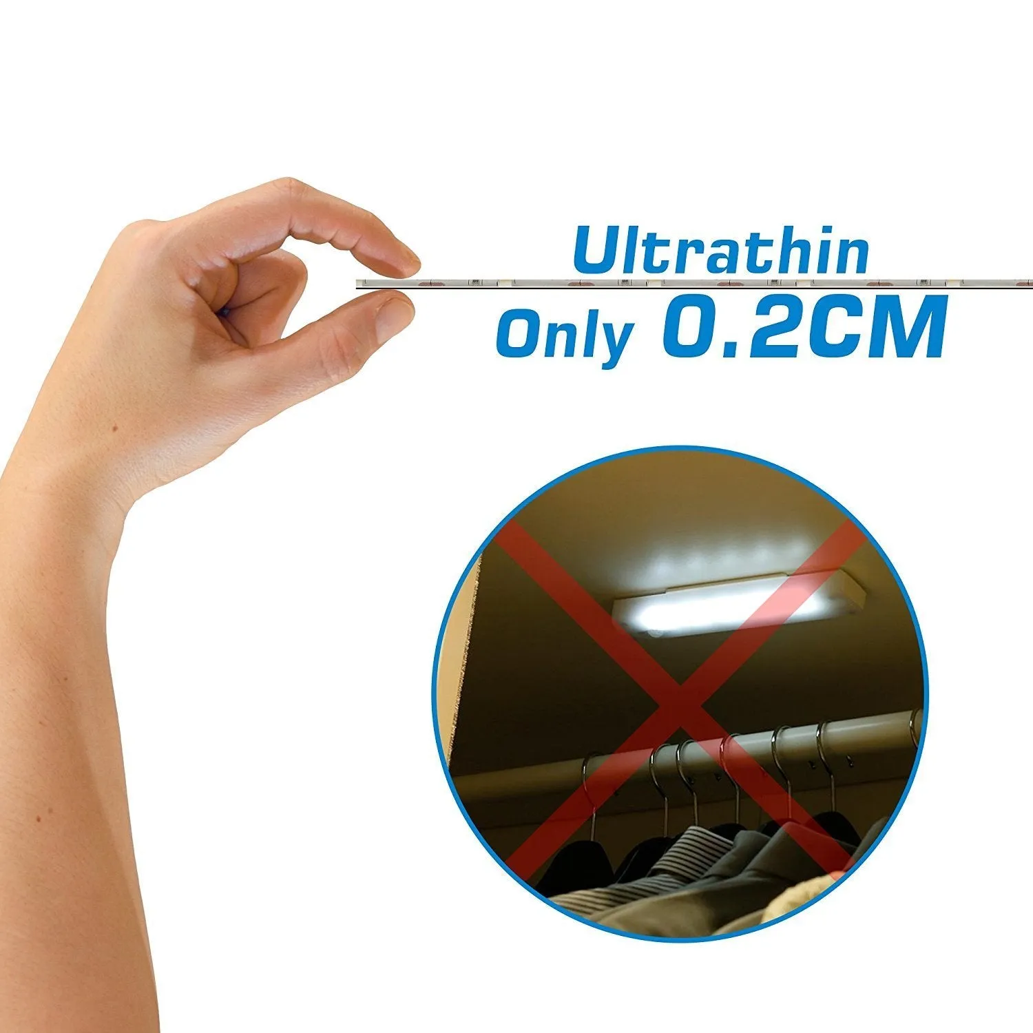 FluxTech - Battery Operated - Dual Mode Motion Sensor Flexible LED Strip Light