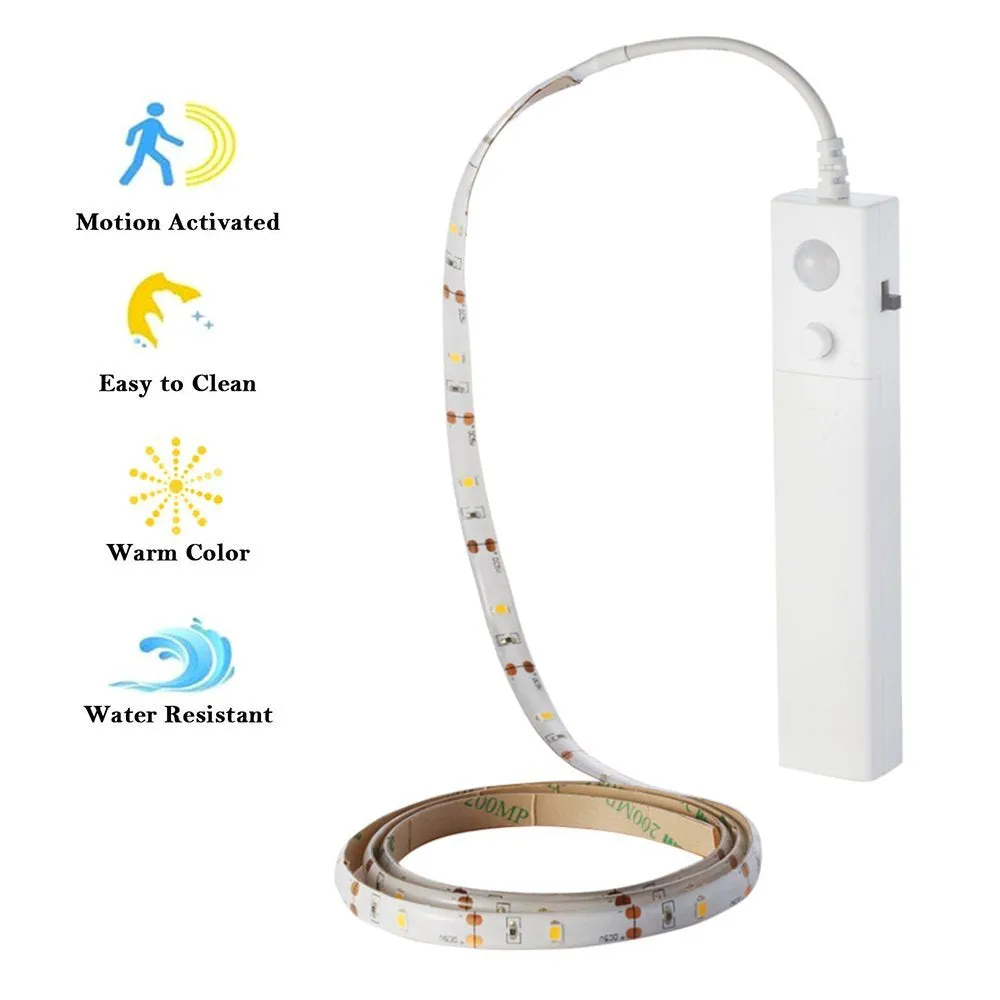 FluxTech - Battery Operated - Dual Mode Motion Sensor Flexible LED Strip Light