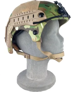 FMA TB269 4 Points Tactical Helmet Accessories Retention System Chin Strap with Bolts and Screws for Mich ACH Fast IBH Helmet tan