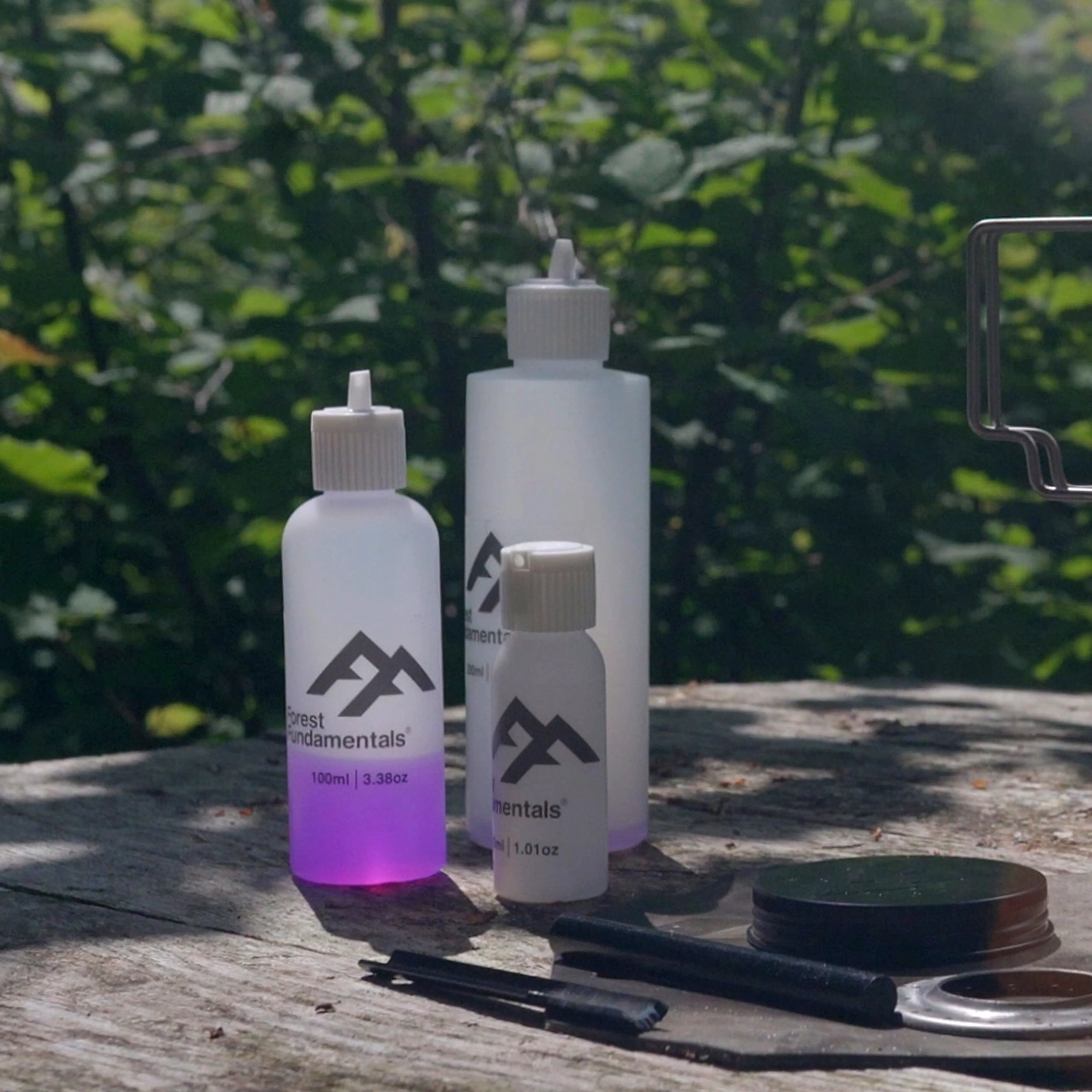 Forest Fundamentals Alcohol Fuel Bottles | Methylated Spirit Bottles | Leak Proof & Easy Pouring