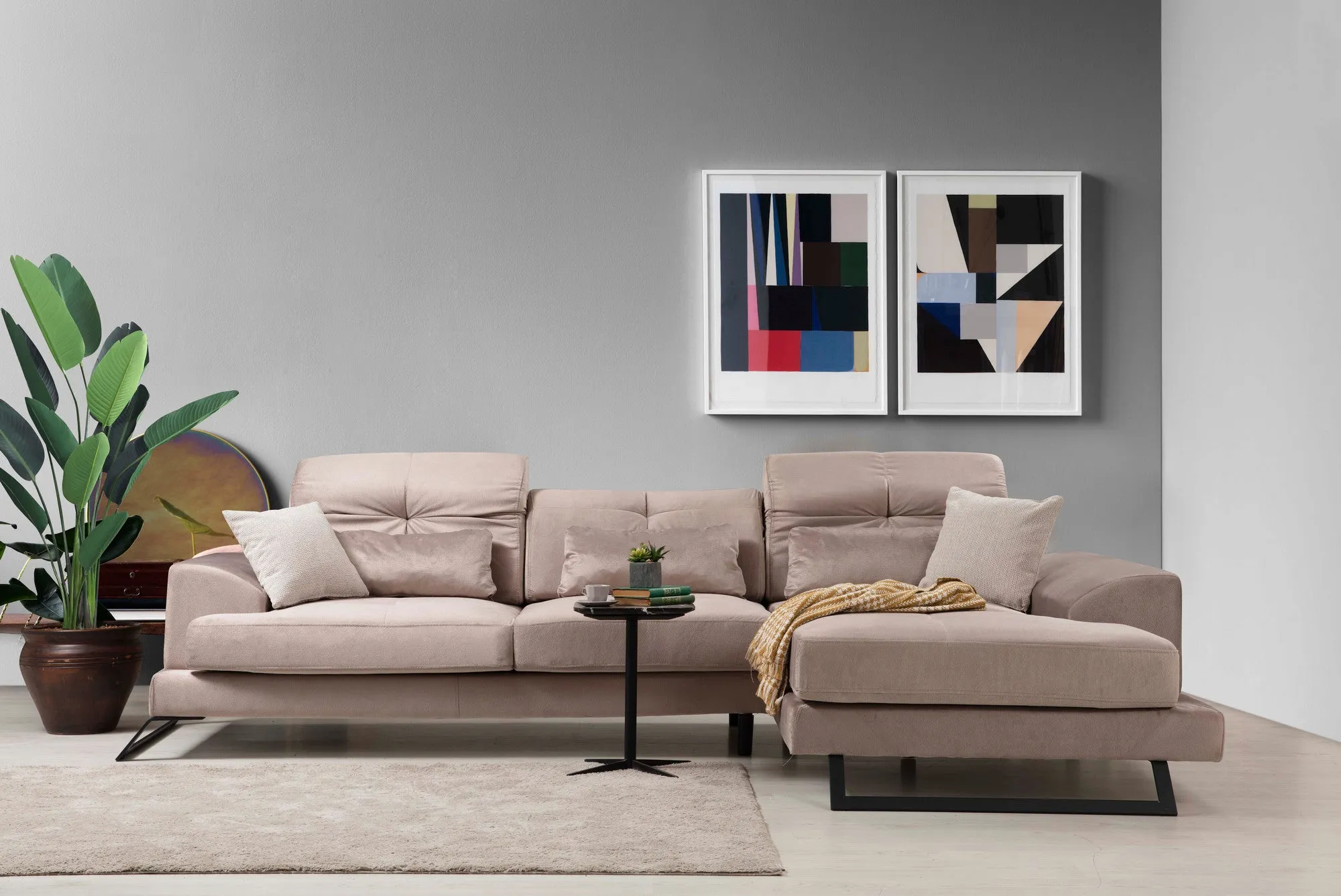 Frido Corner Right (L3 Chl) - Beige