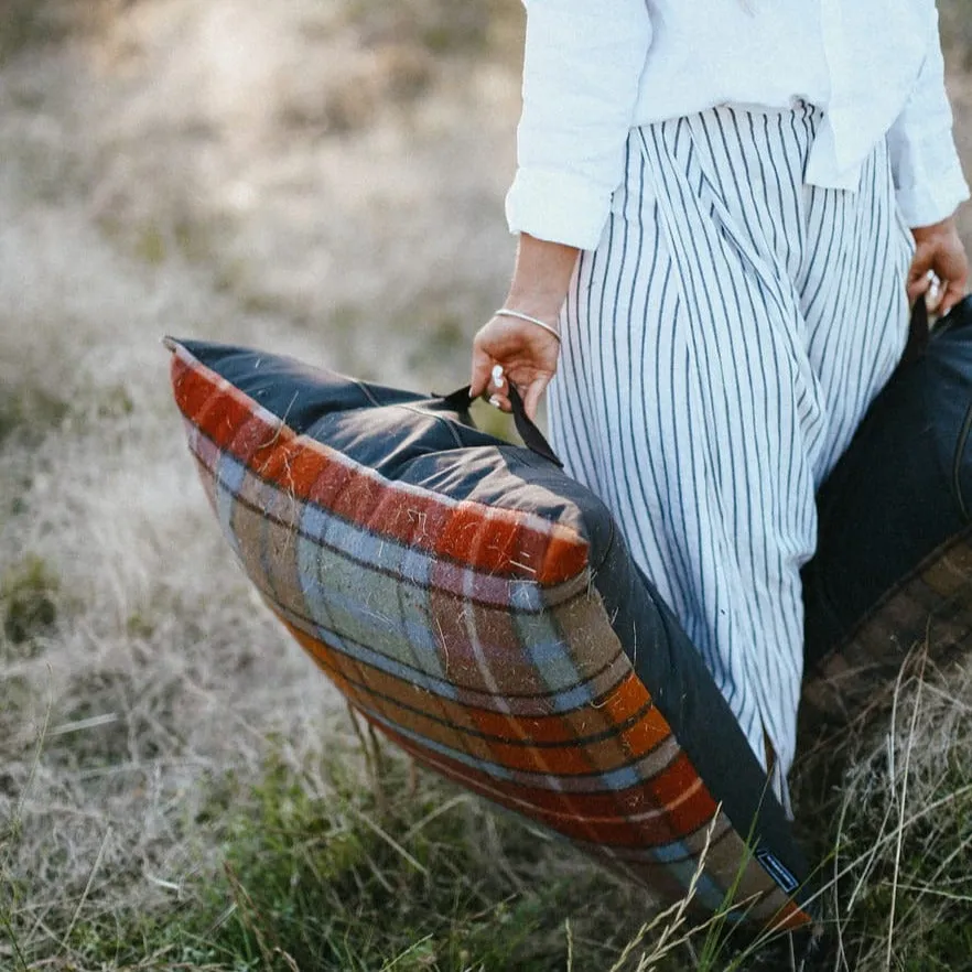 GGCo. Tartan Paddock Pillow™️ (Cover Only) | Smoke