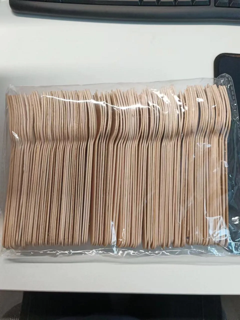 Good high quality wooden spoon biodegradable wooden disposable cutlery set