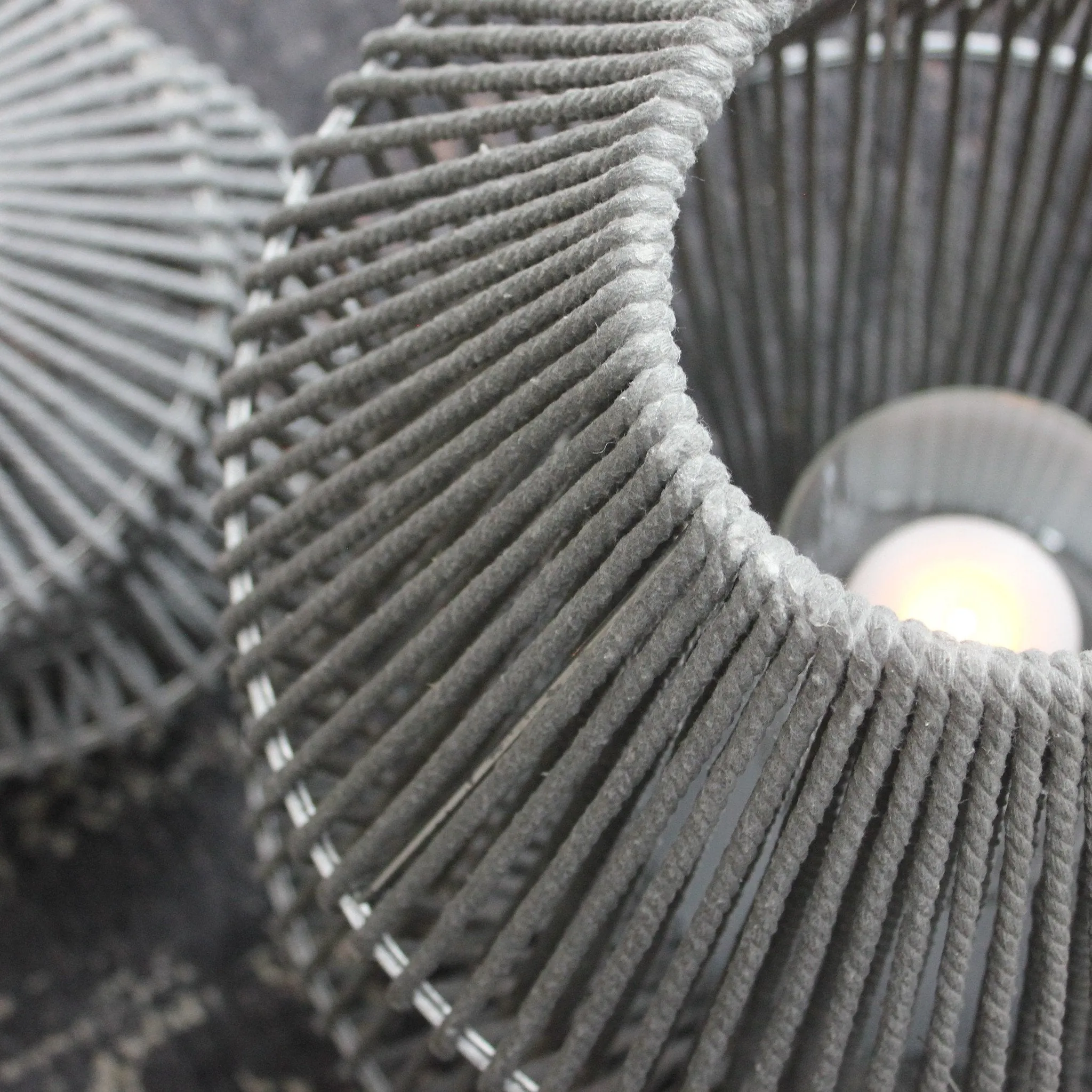 Grey Rope Lantern - Two Sizes