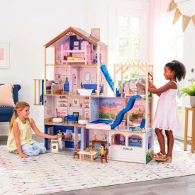Hamptons Mansion & Pool House Dollhouse