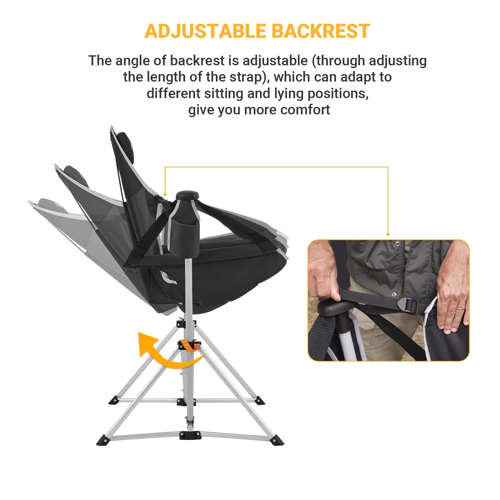 KingCamp Aluminum Alloy Swing Camping Hammock Chair