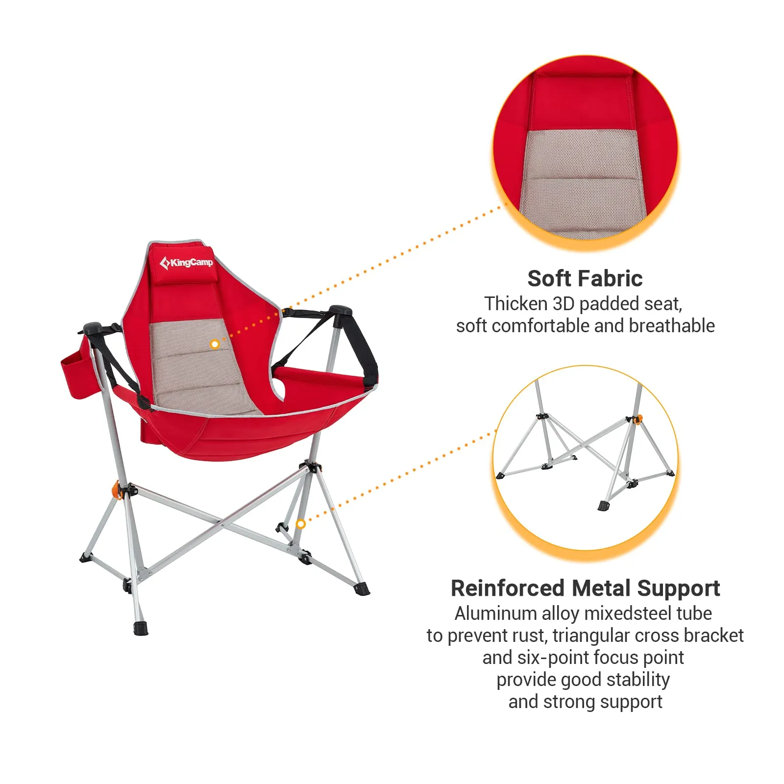 KingCamp Aluminum Alloy Swing Camping Hammock Chair