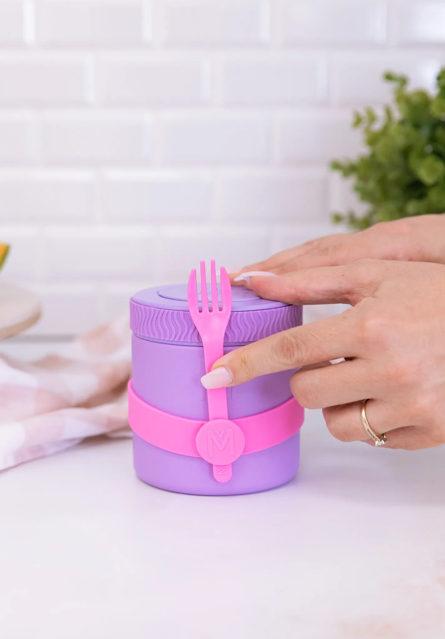 MontiiCo Out & About Cutlery Set - Blush