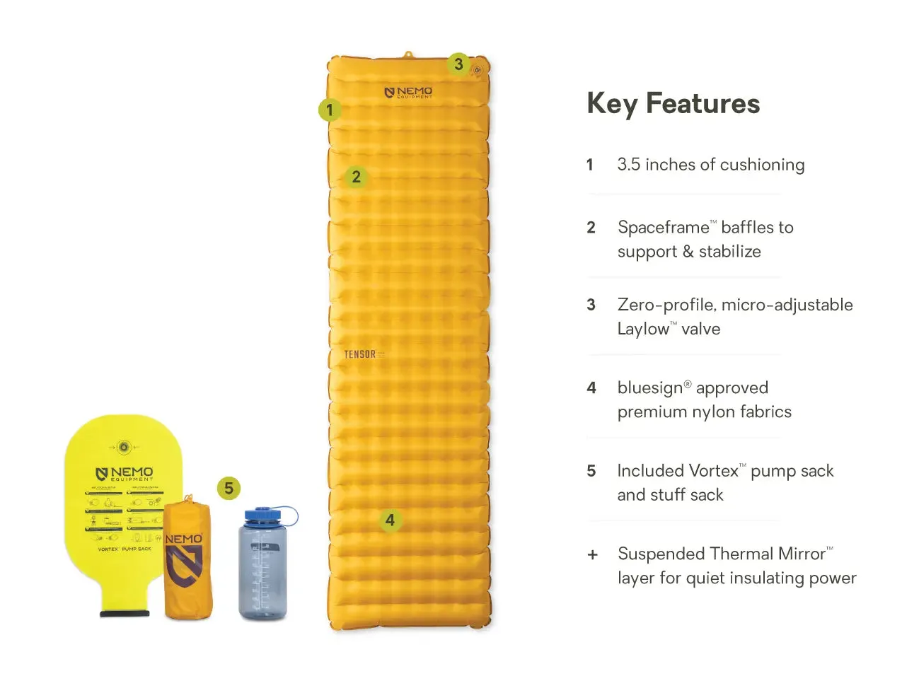 Nemo - Tensor Trail Ultralight Insulated Sleeping Pad - Regular