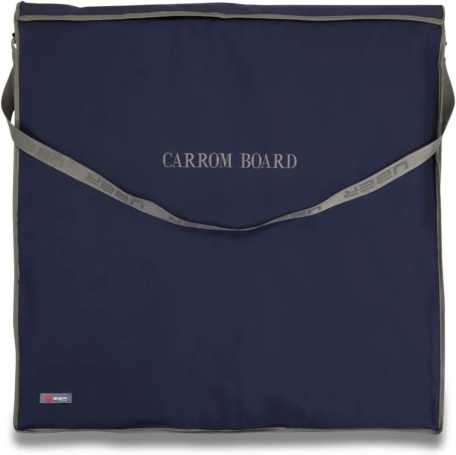 Padded Canvas Carrom Board Storage Carry Bag - Protects your Boards and allows easy transportation - Measures Length 93cm x Width 95cm - Suitable for any Uber Games Carrom Board