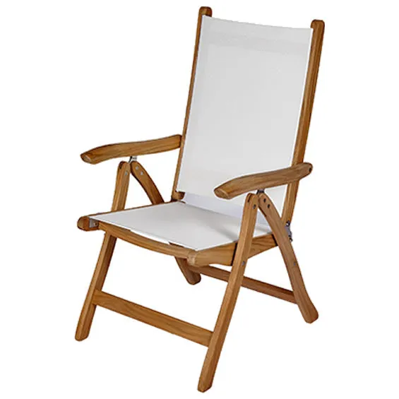 Royal Teak 96" Comfort Table with 8 Florida Reclining Arm Chairs