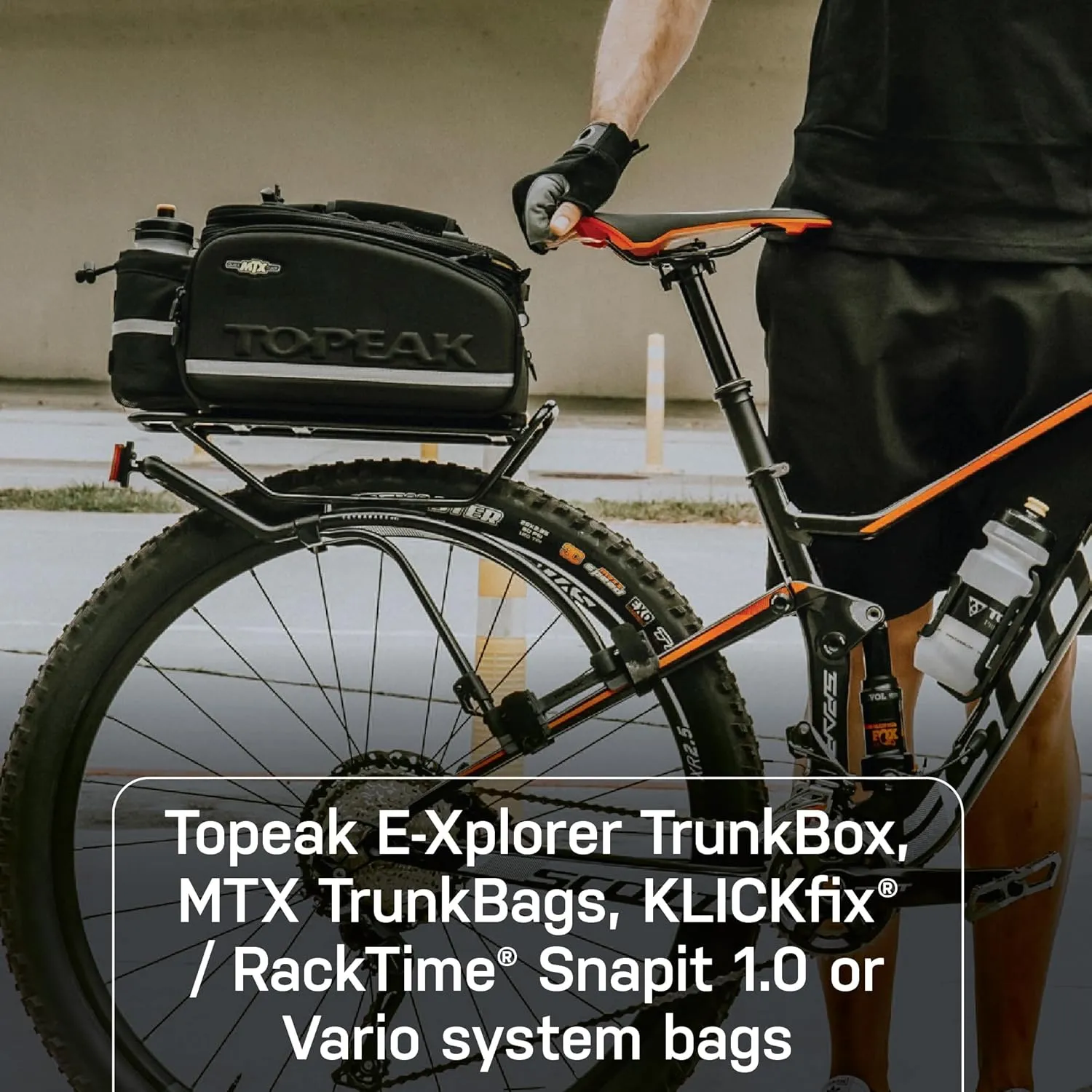 Topeak TetraRack M1, M2, and M2L Mountain Bike Rack, Front and Rear