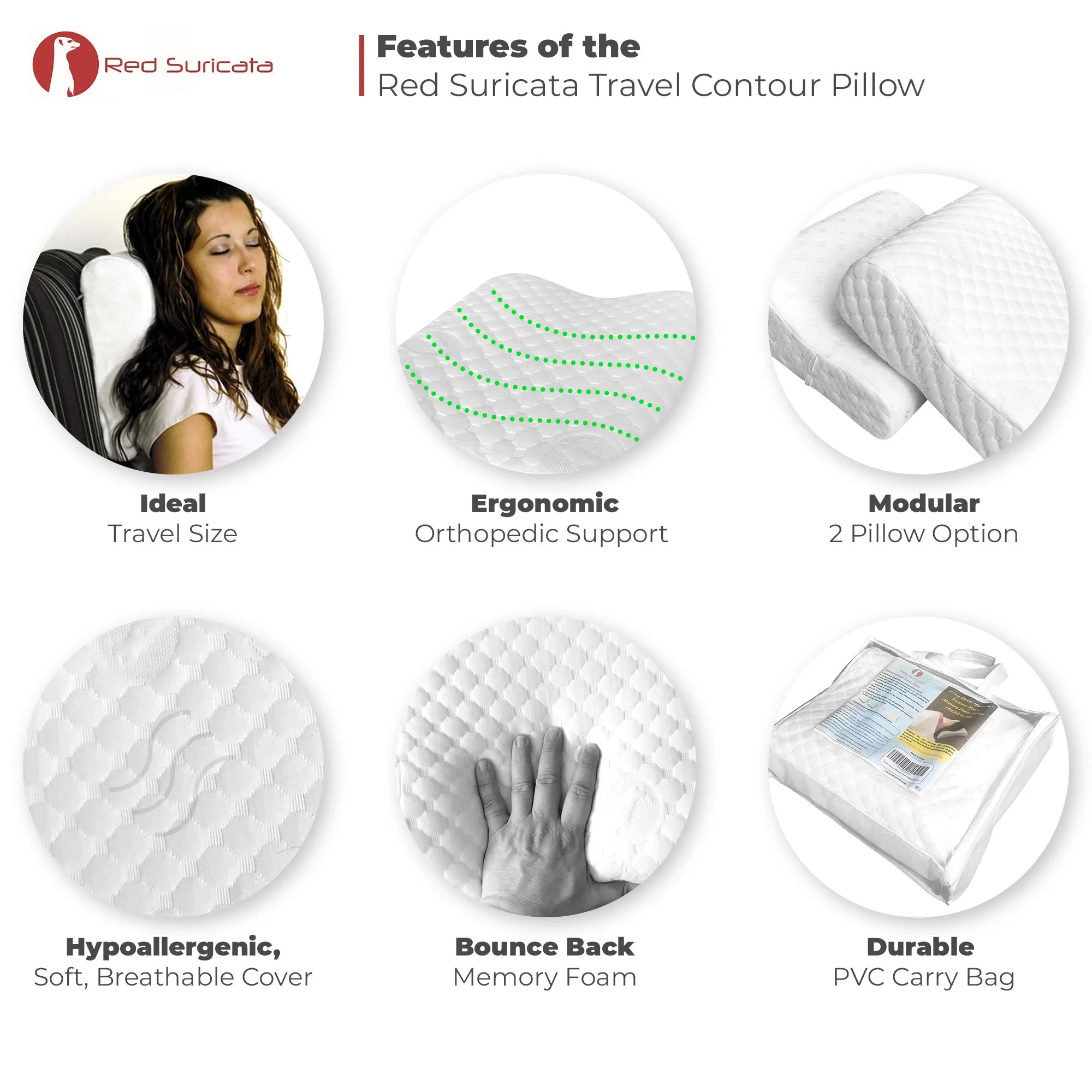 Travel Contour Mini Pillow