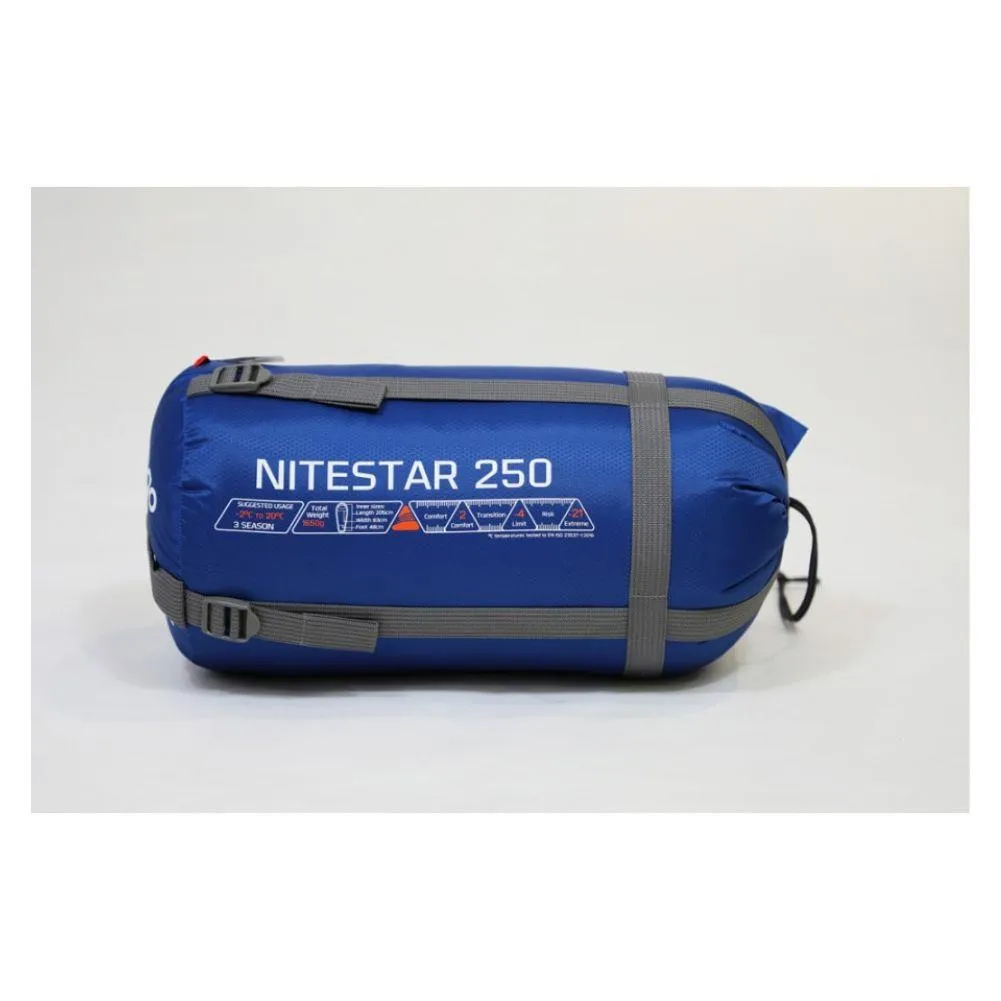 Vango Nitestar Alpha 250 Trekking Sleeping Bag (Classic Blue)