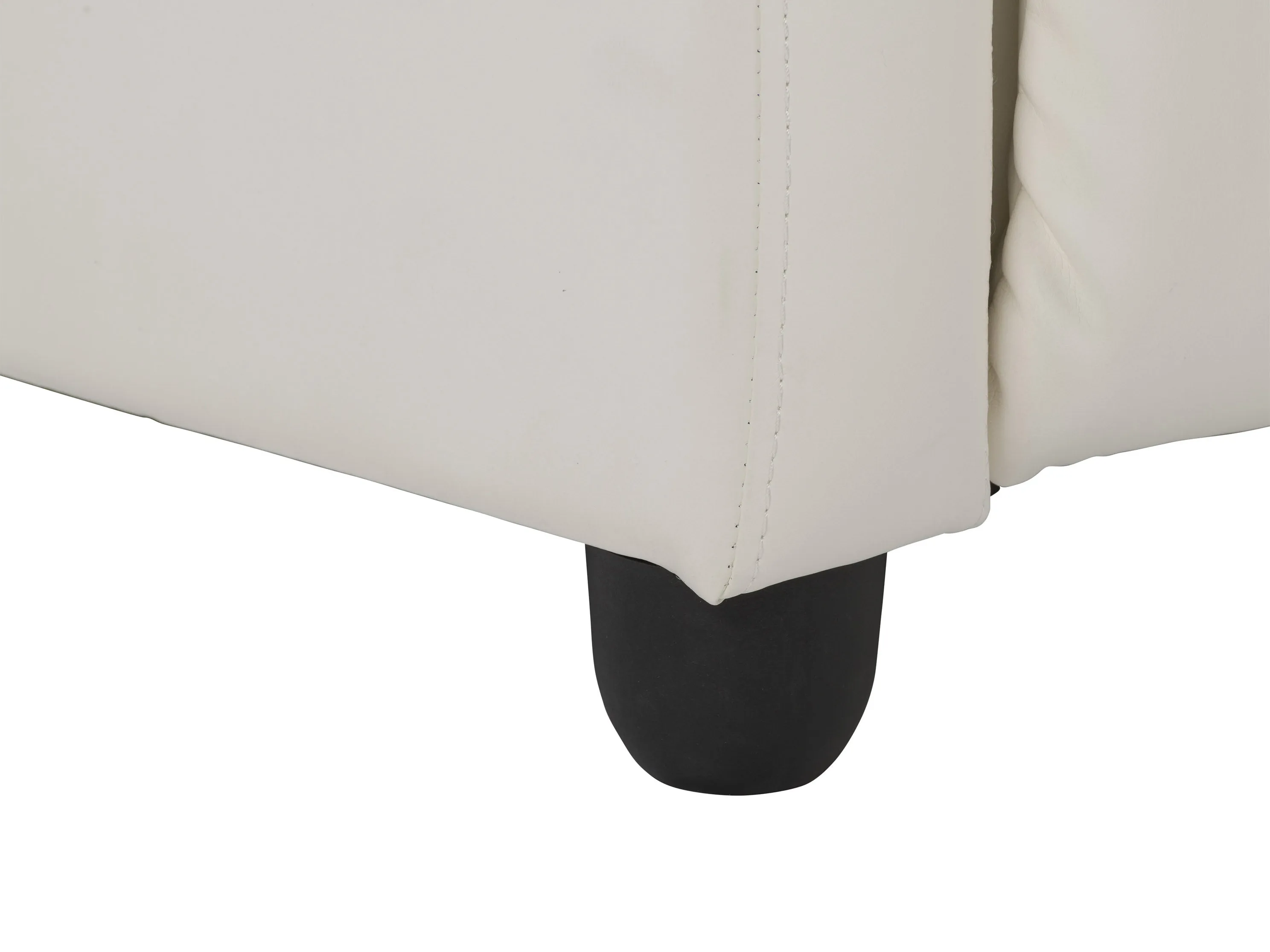 White Push Back Recliner